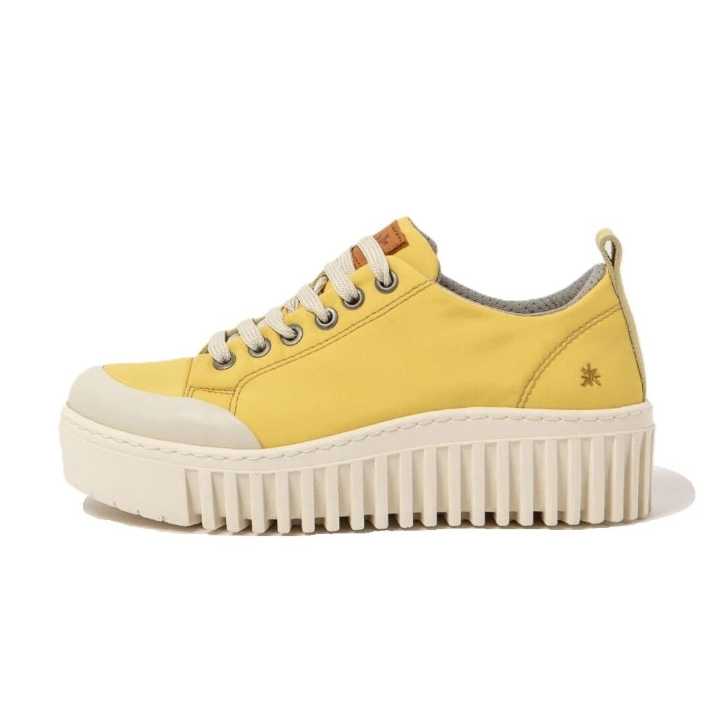 Art sneaker Brighton 1534 women yellow side