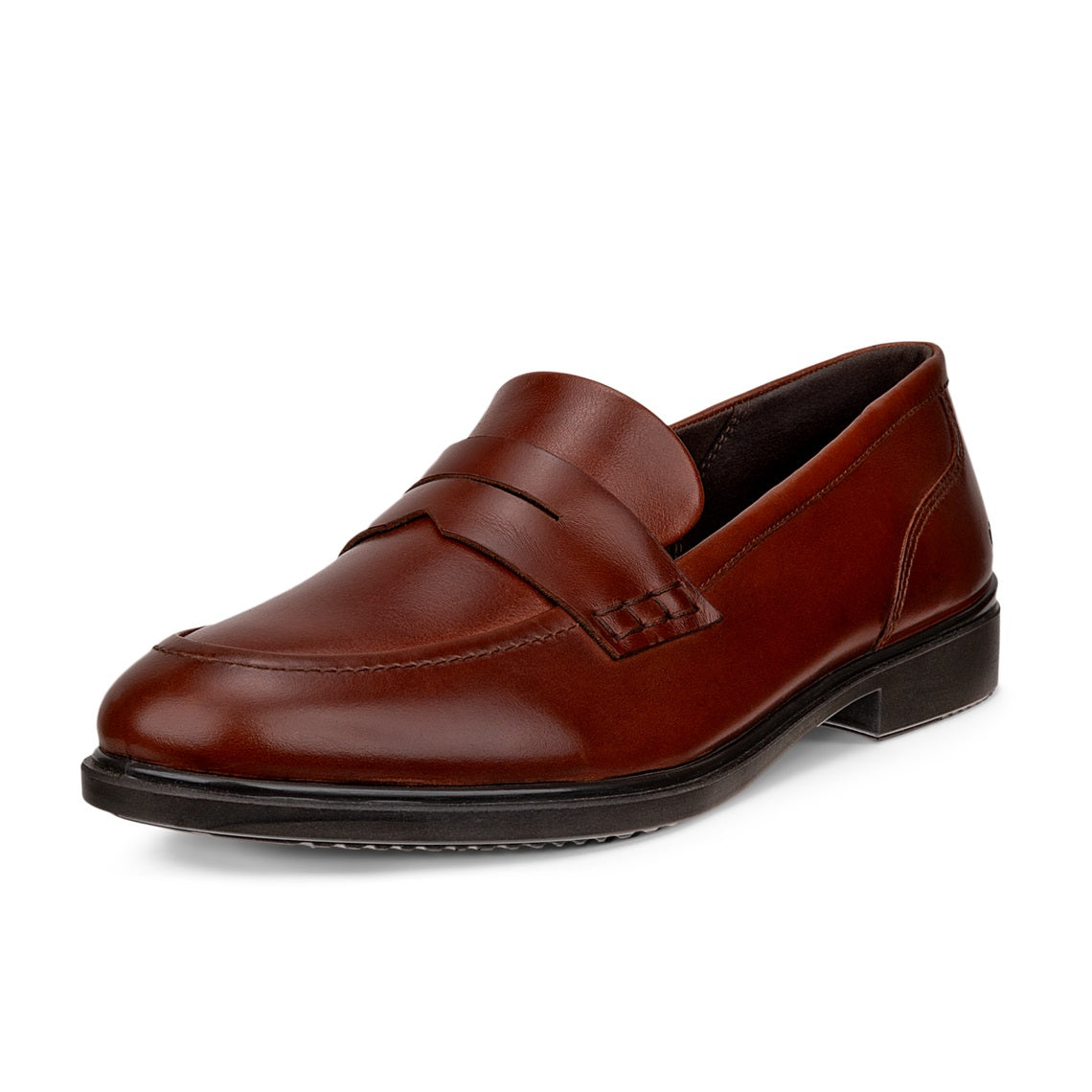 ecco dress classic women loafer 209803 cognac brown