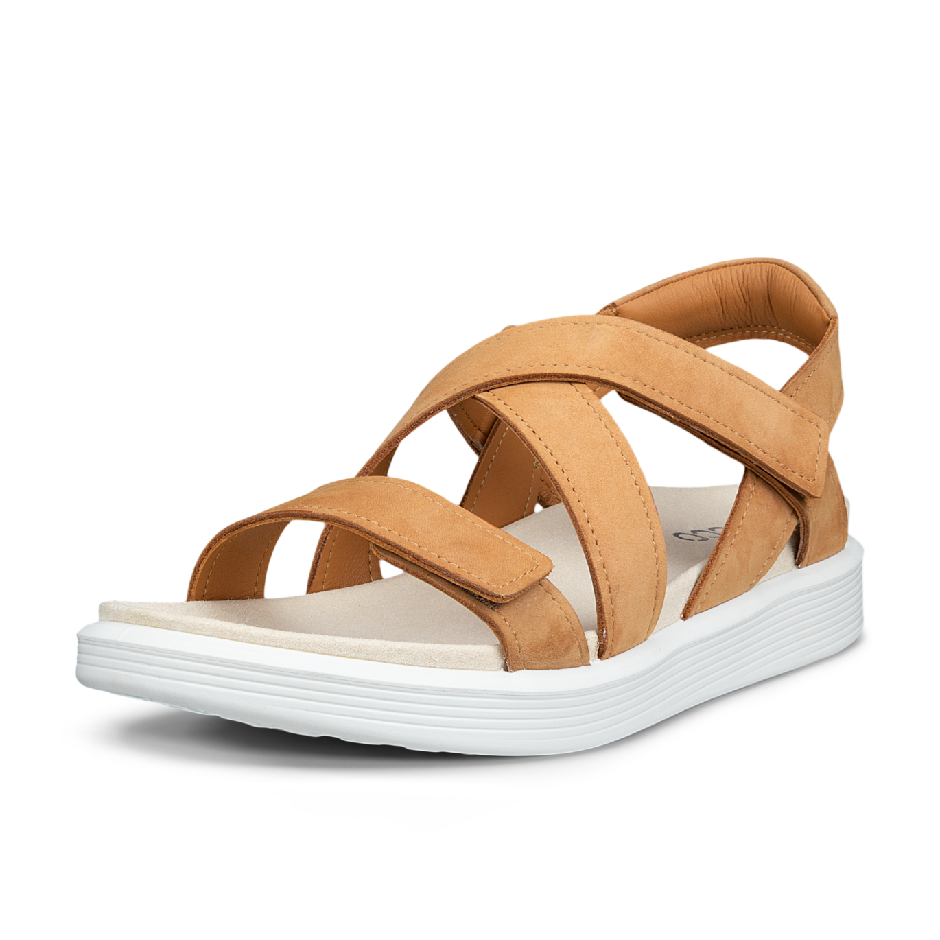 ECCO Soft Sandal cross strap women lion tan 238813