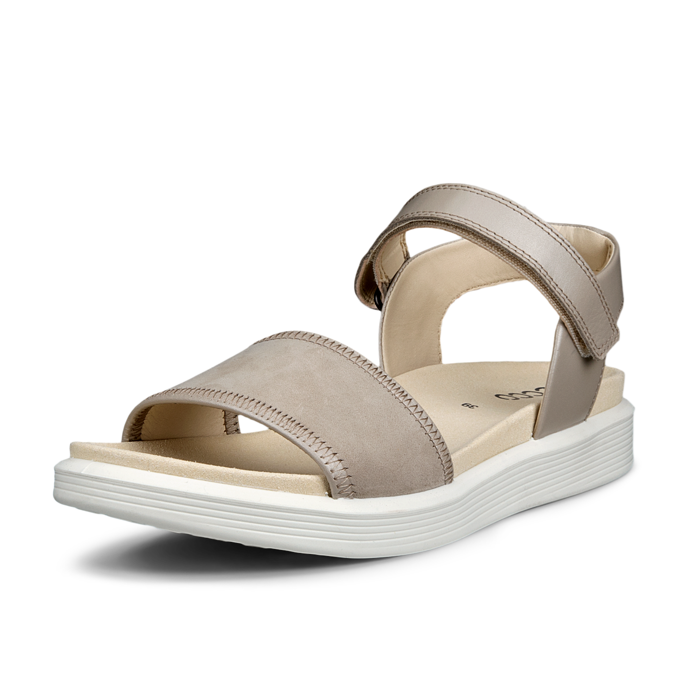 ECCO Soft Sandal 2 strap women pure cashmere metallic 238823