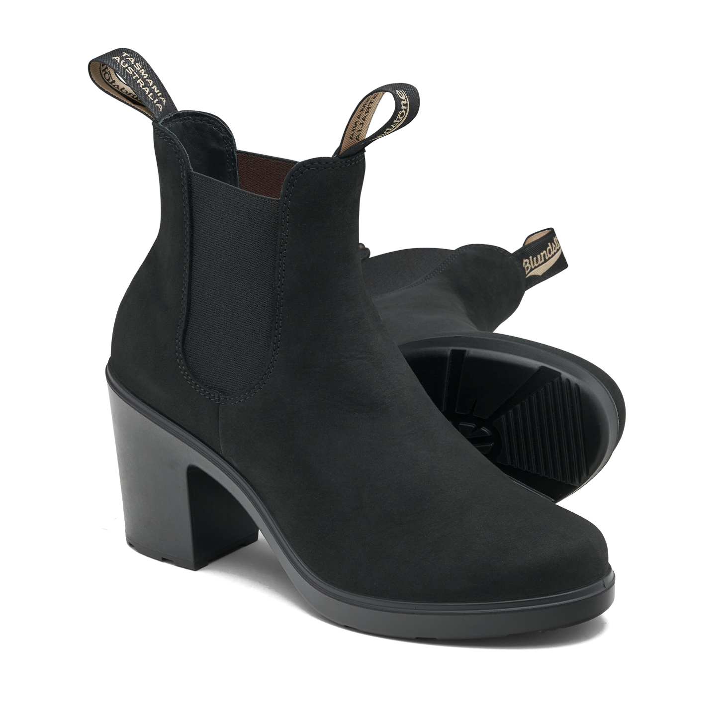 Blundstone #2460 - Women's High Heel Boot (Black Nubuck)