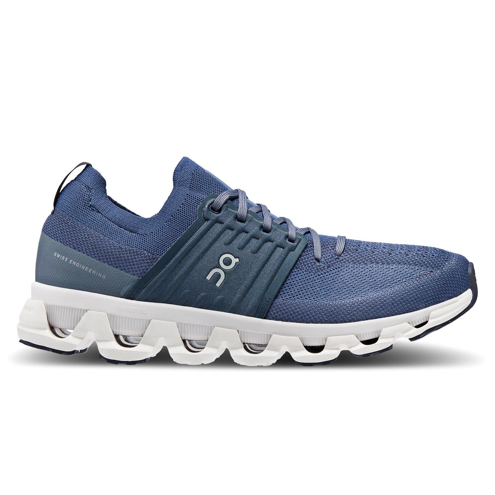 3MD10560045 on running shoe cloudswift men denim midnight blue side