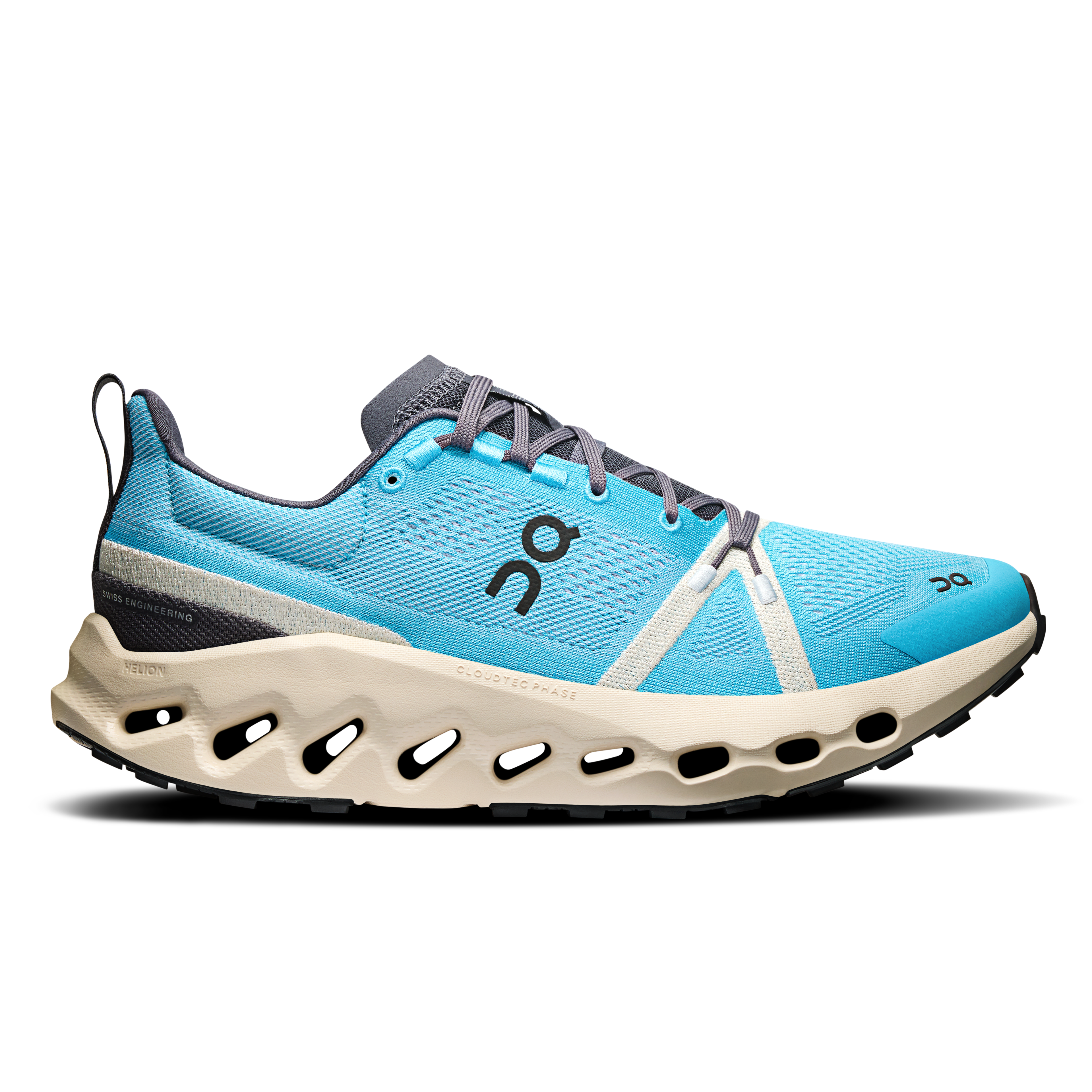 Cloudsurfer Trail running shoe On men horizon cream blue side 3ME10113002