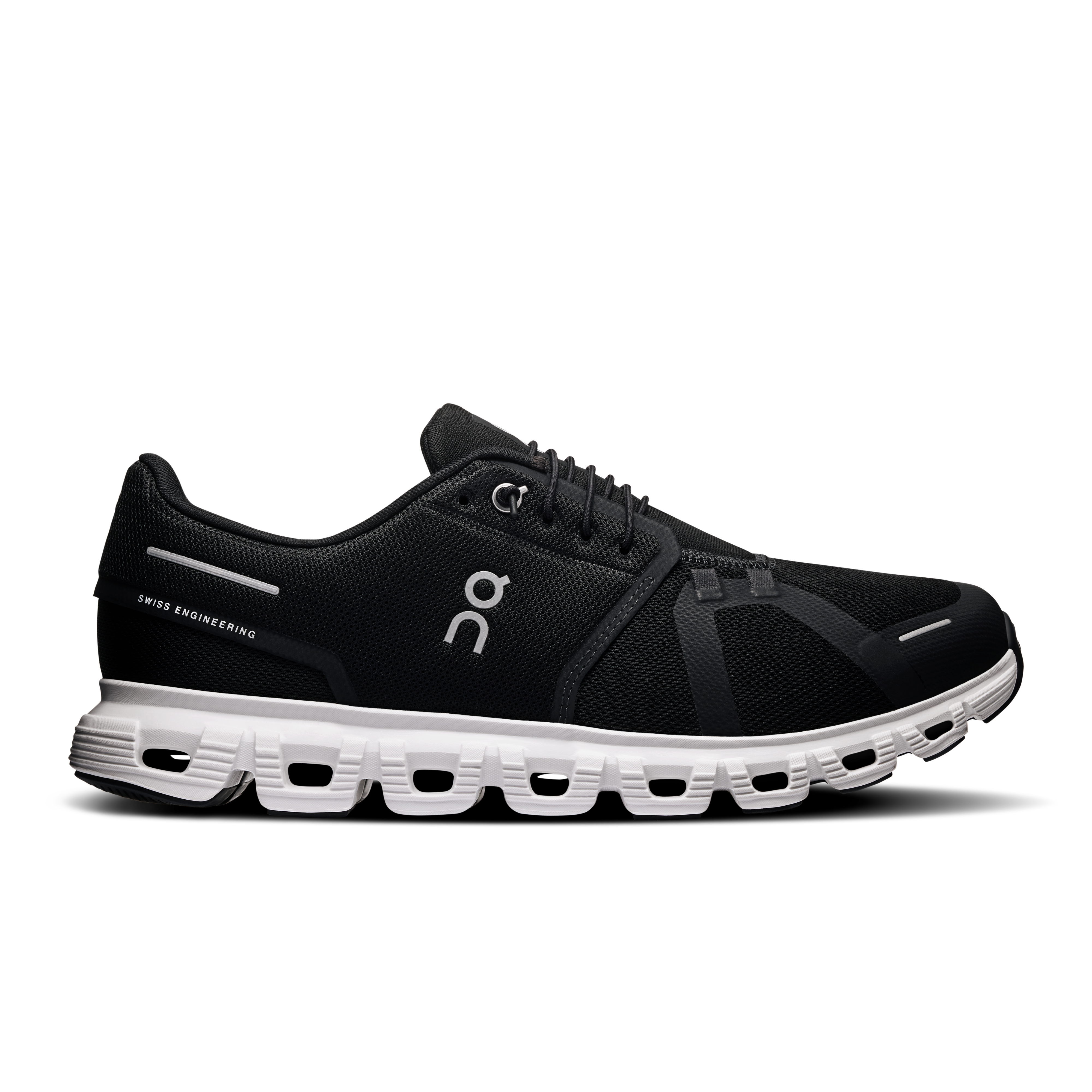 Cloud 6 men slip-on shoe On black white side 3MF10070299