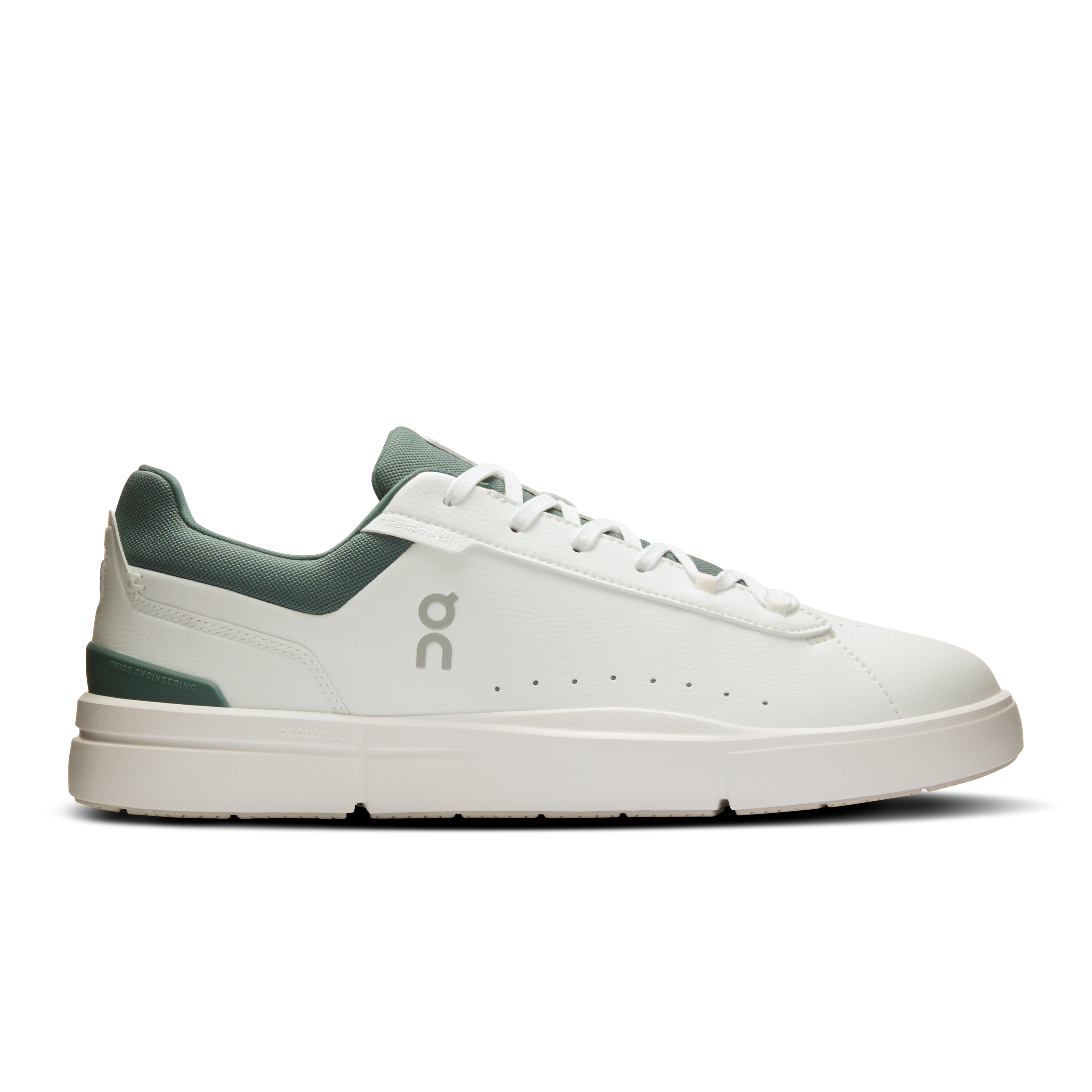 Roger Advantage sneaker shoe men On white olive side 3MF30641528