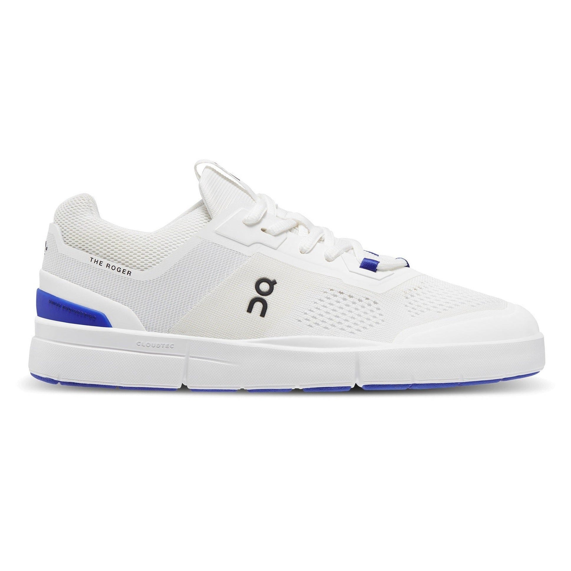 Roger Spin On sneaker women white indigo side