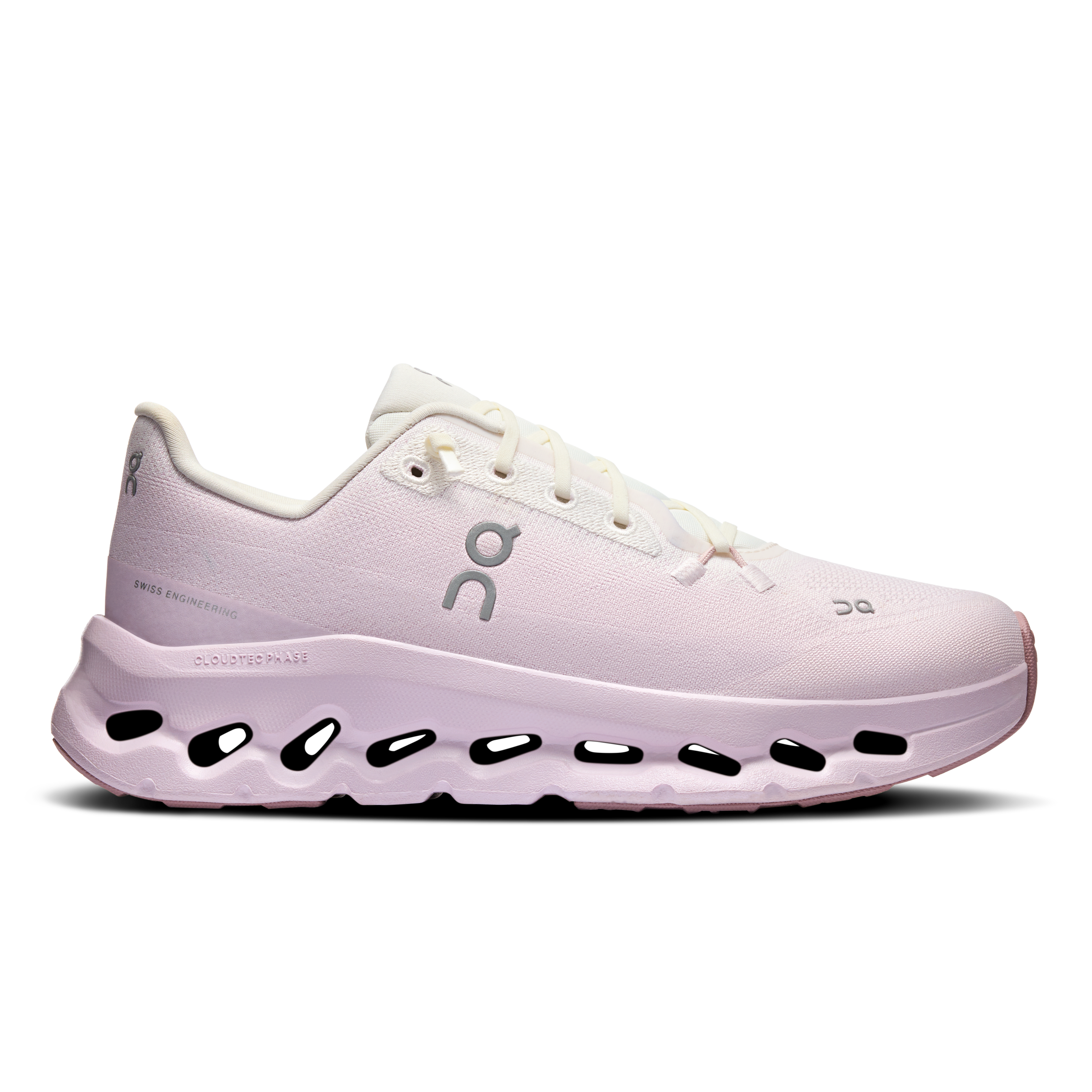 Cloudtilt slip-on sneaker women On ivory orchid pink side 3WE10053286
