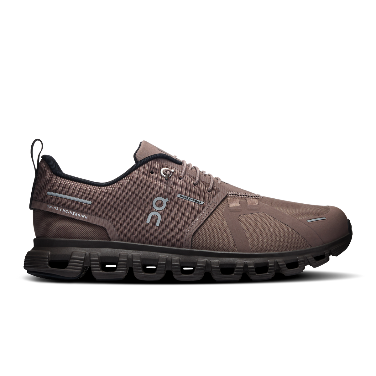 On Cloud 6 waterproof slip-on shoe women ash sable side 3WF10055435