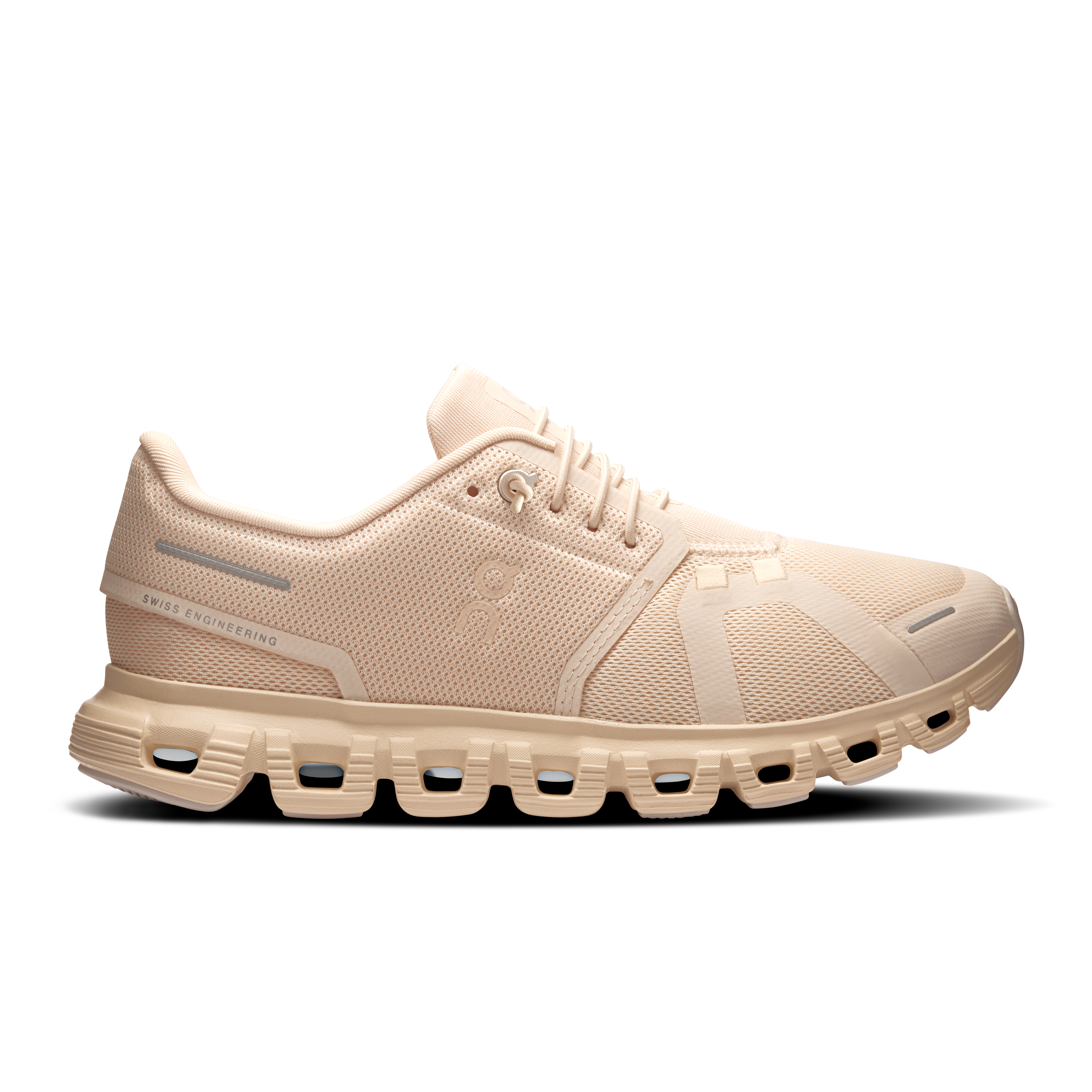 Cloud 6 women slip-on shoe On sand beige side 3WF10064653