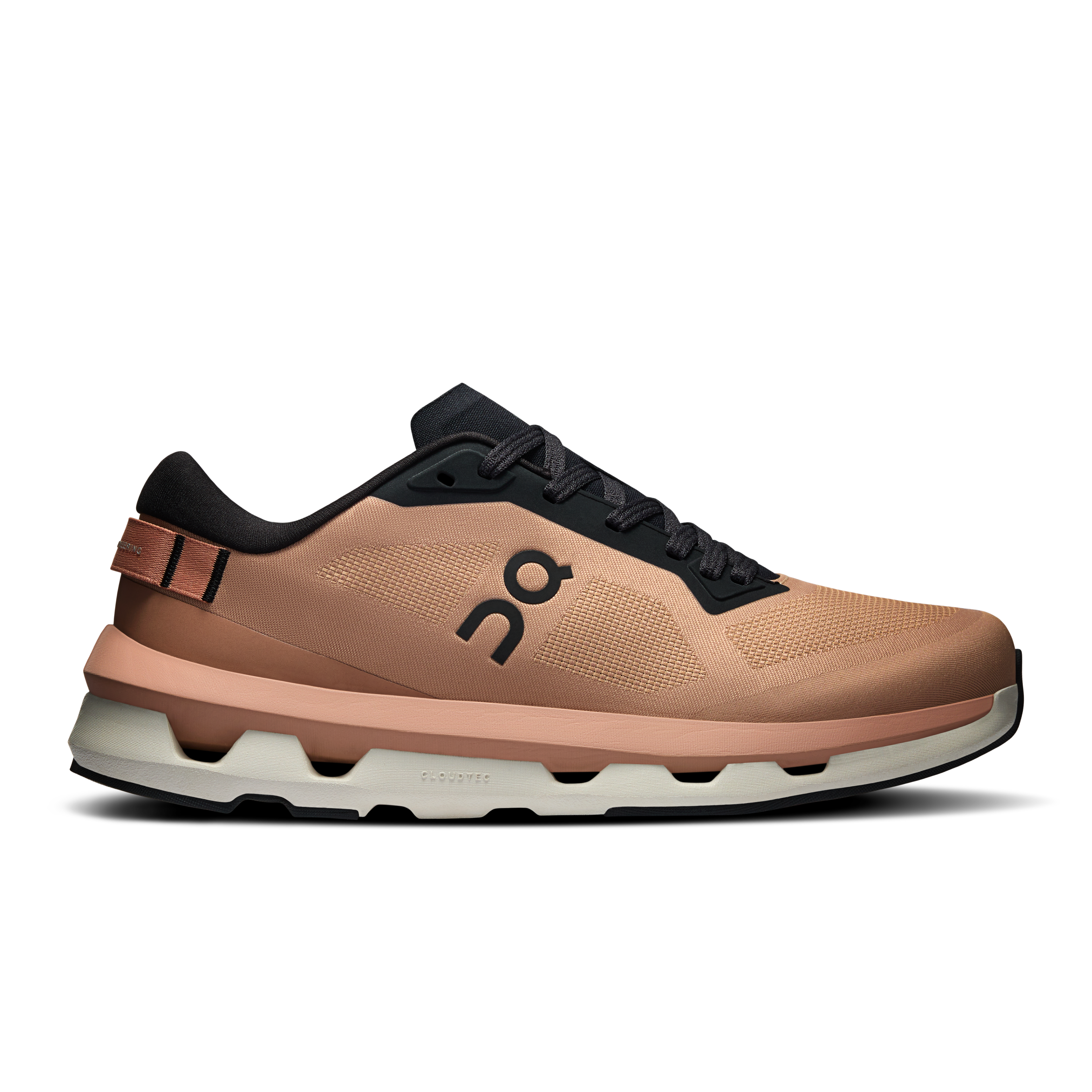 Cloudzone sneaker shoe On women rosebrown black side 3WF10073296