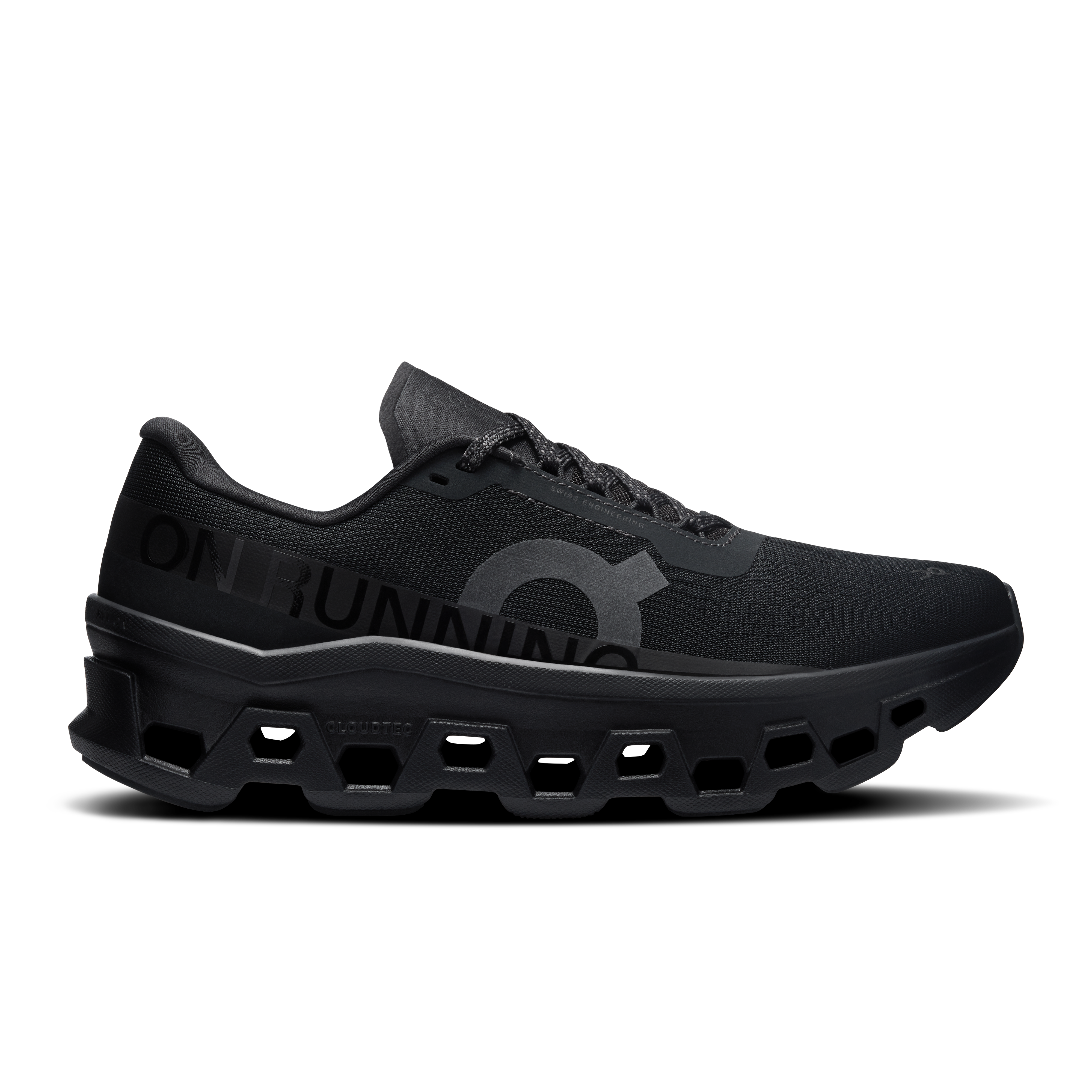 Cloudmonster 1 running shoe On women black side 3WF30481043