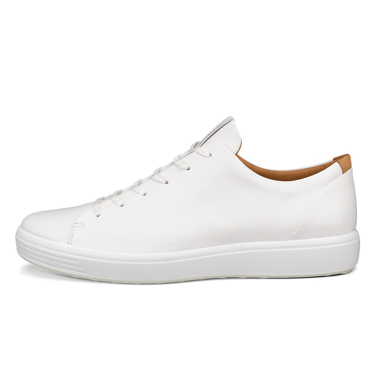 soft 7 dress sneaker shoe men ecco white side 470794
