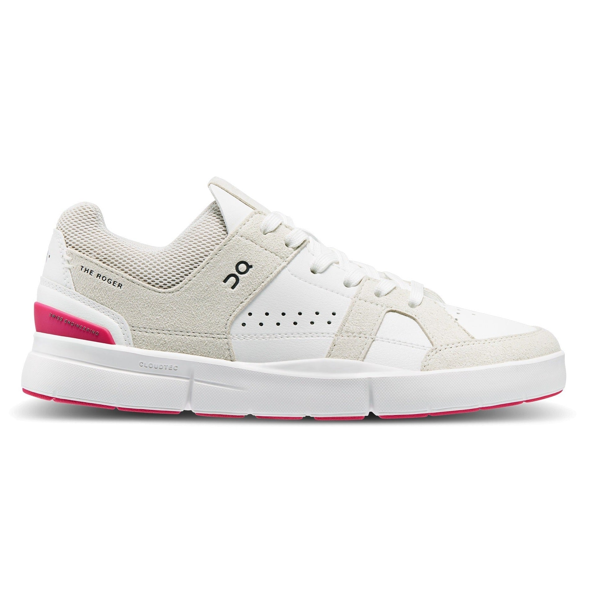 Roger Clubhouse women On running sneaker sand cerise 48.98331