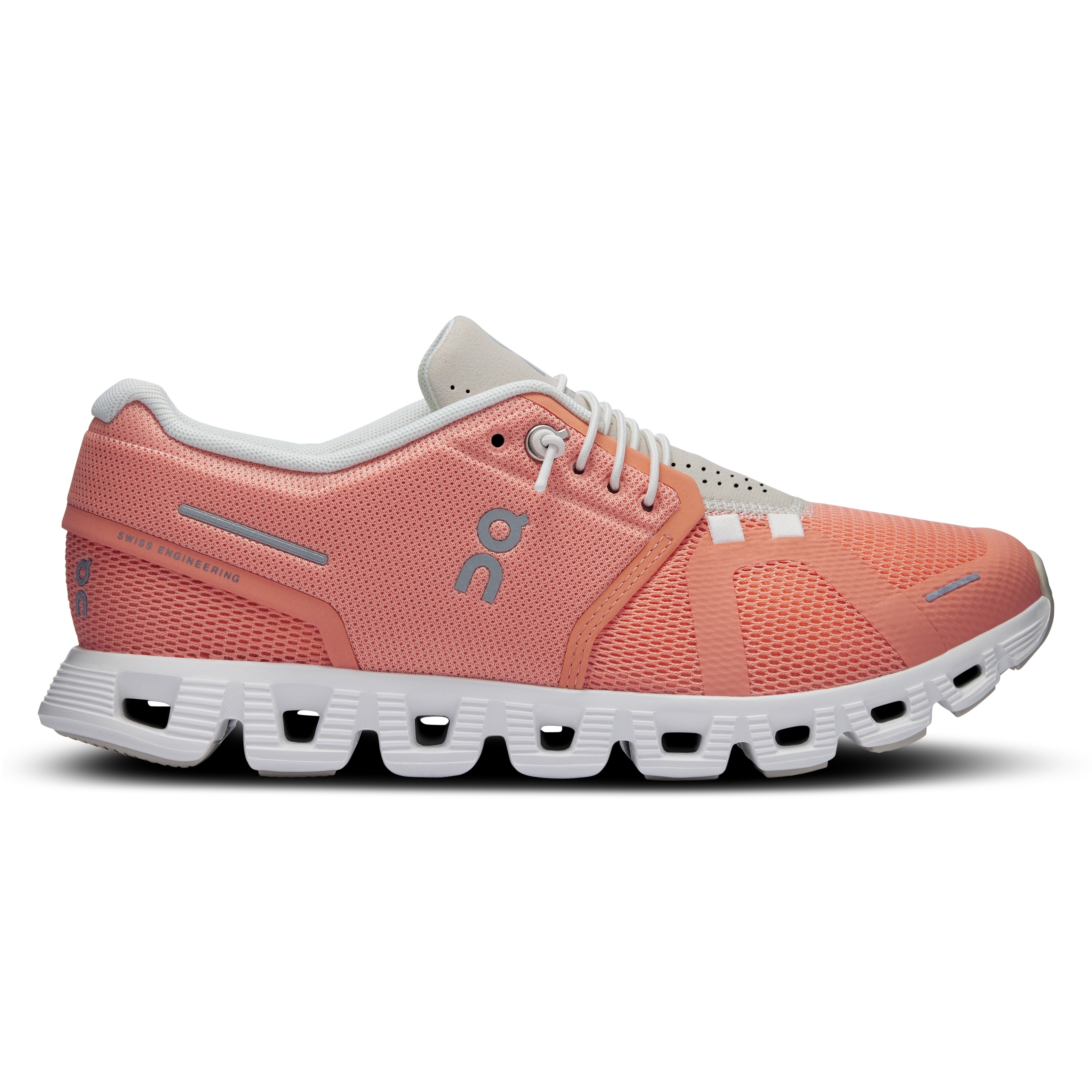 Cloud 5 women On running slip on shoe flamingo pearl pink side 59.97765