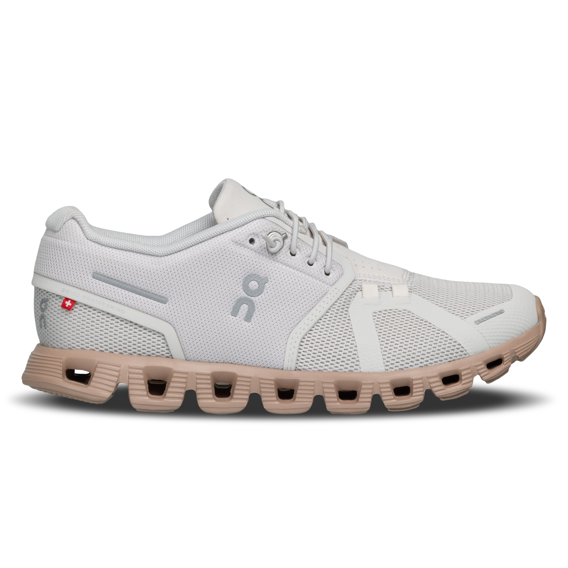 On running Cloud 5 women shoe sand rosebrown side 59.97767