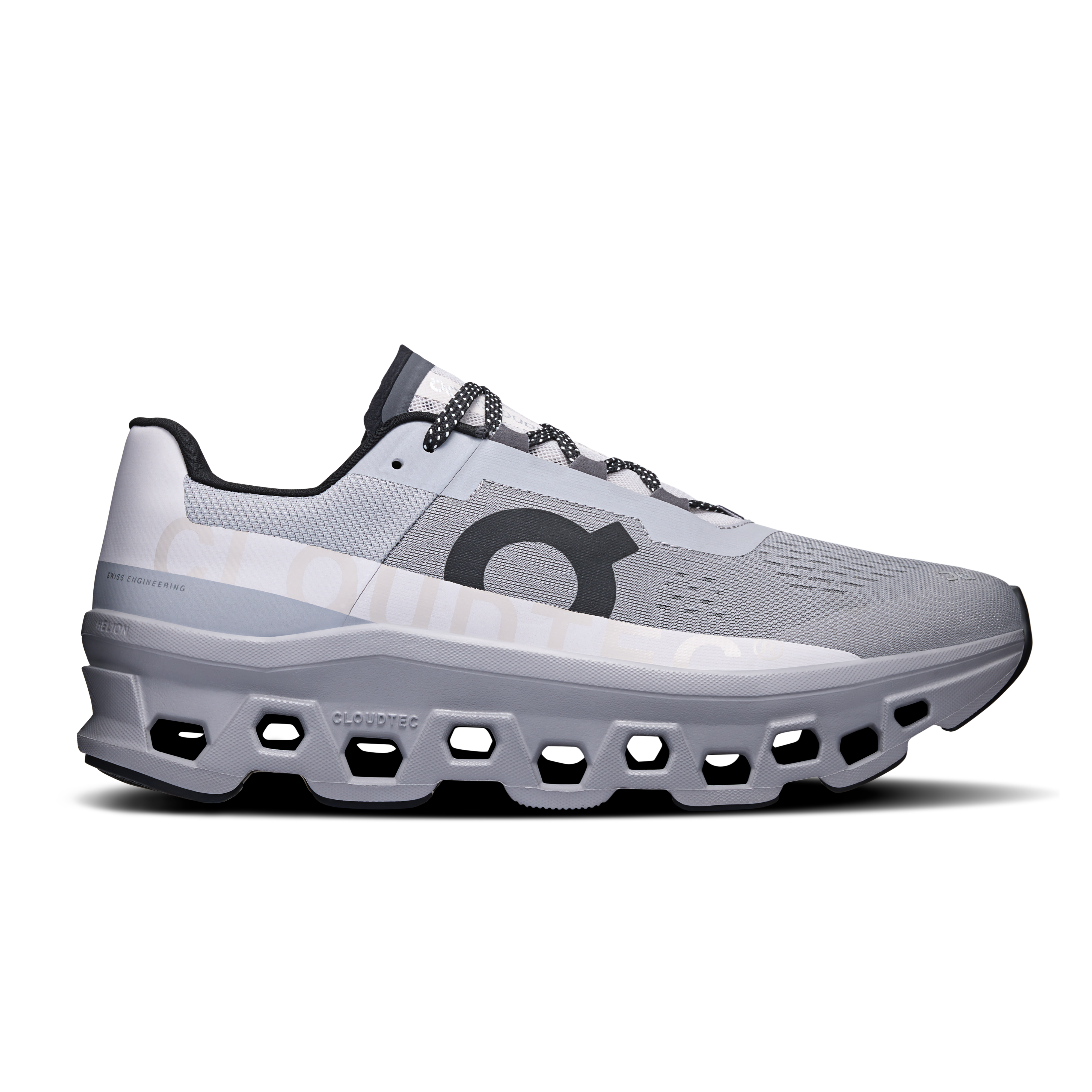 Cloudmonster running shoe men On alloy silver side 61.97657