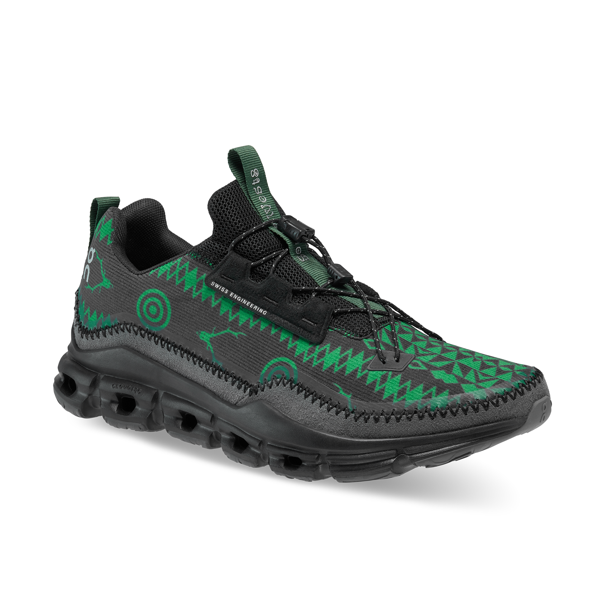 On Cloudaway S2W8 South2 West8 slip-on sneaker shoe men black green 92.98187