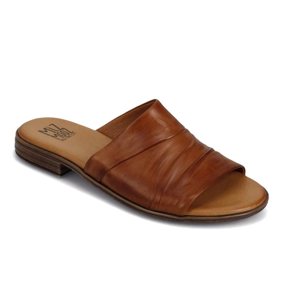Miz Mooz Delilah slide sandal women brandy