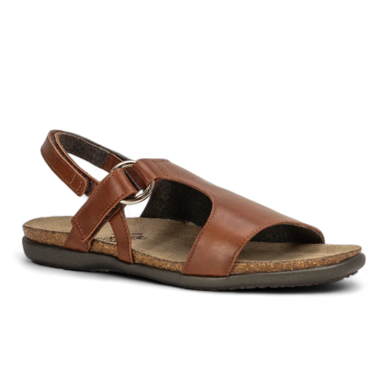 Naot Olivia walking sandal chestnut brown