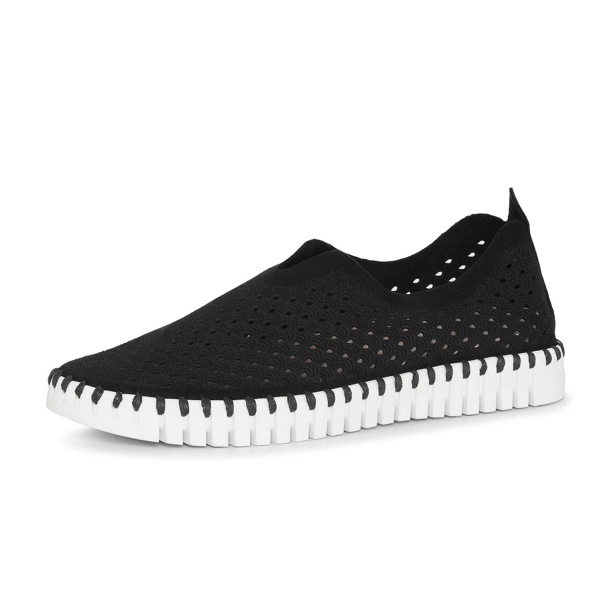 Tulip slip-on sneaker women Ilse Jacobsen black
