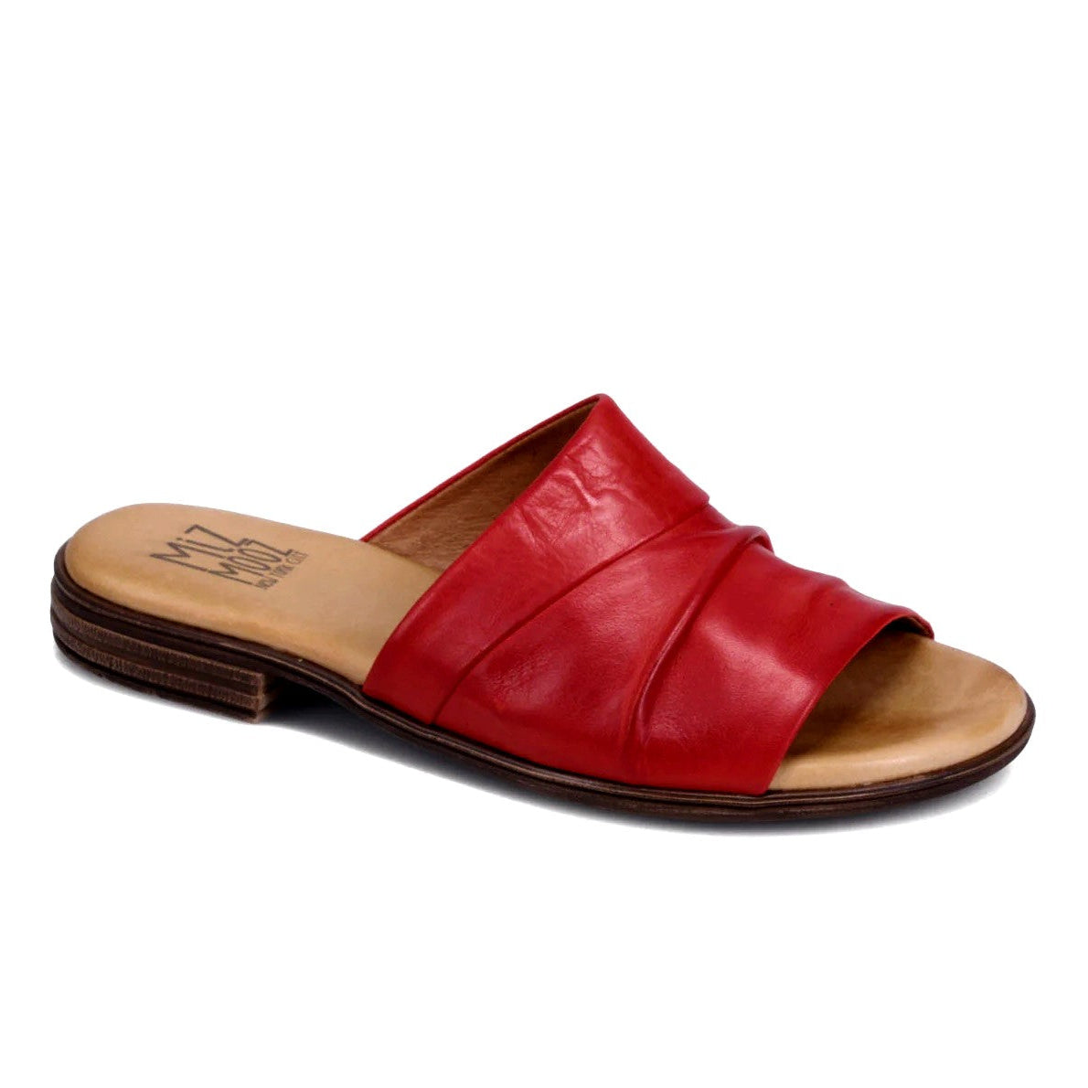 Miz Mooz Delilah slide sandal women red