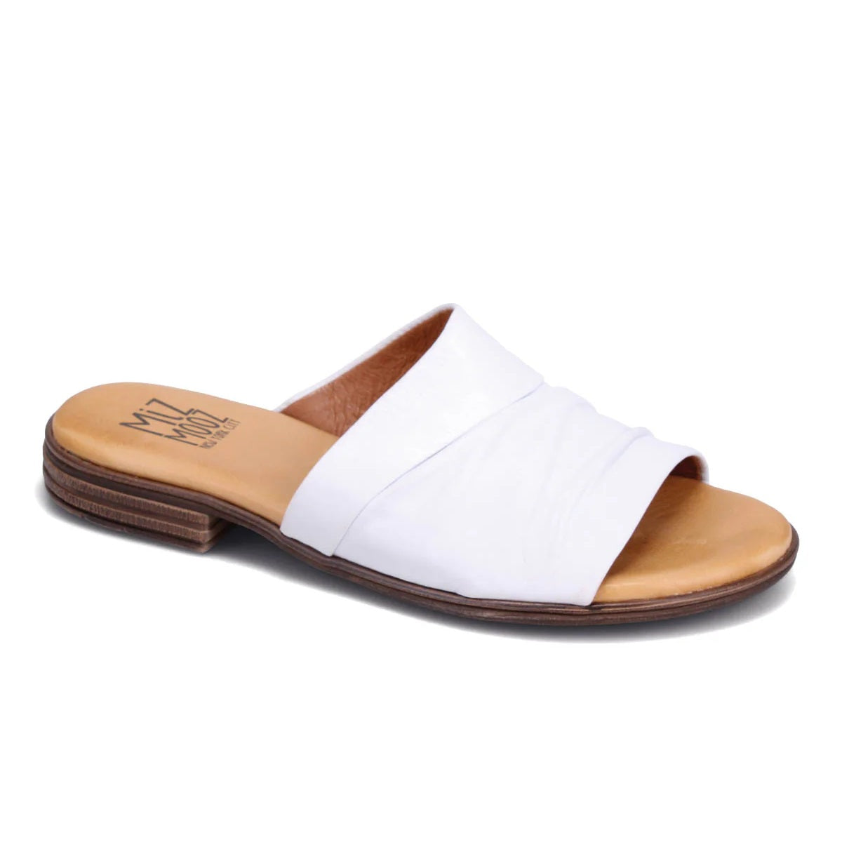 Miz Mooz Delilah slide sandal women white