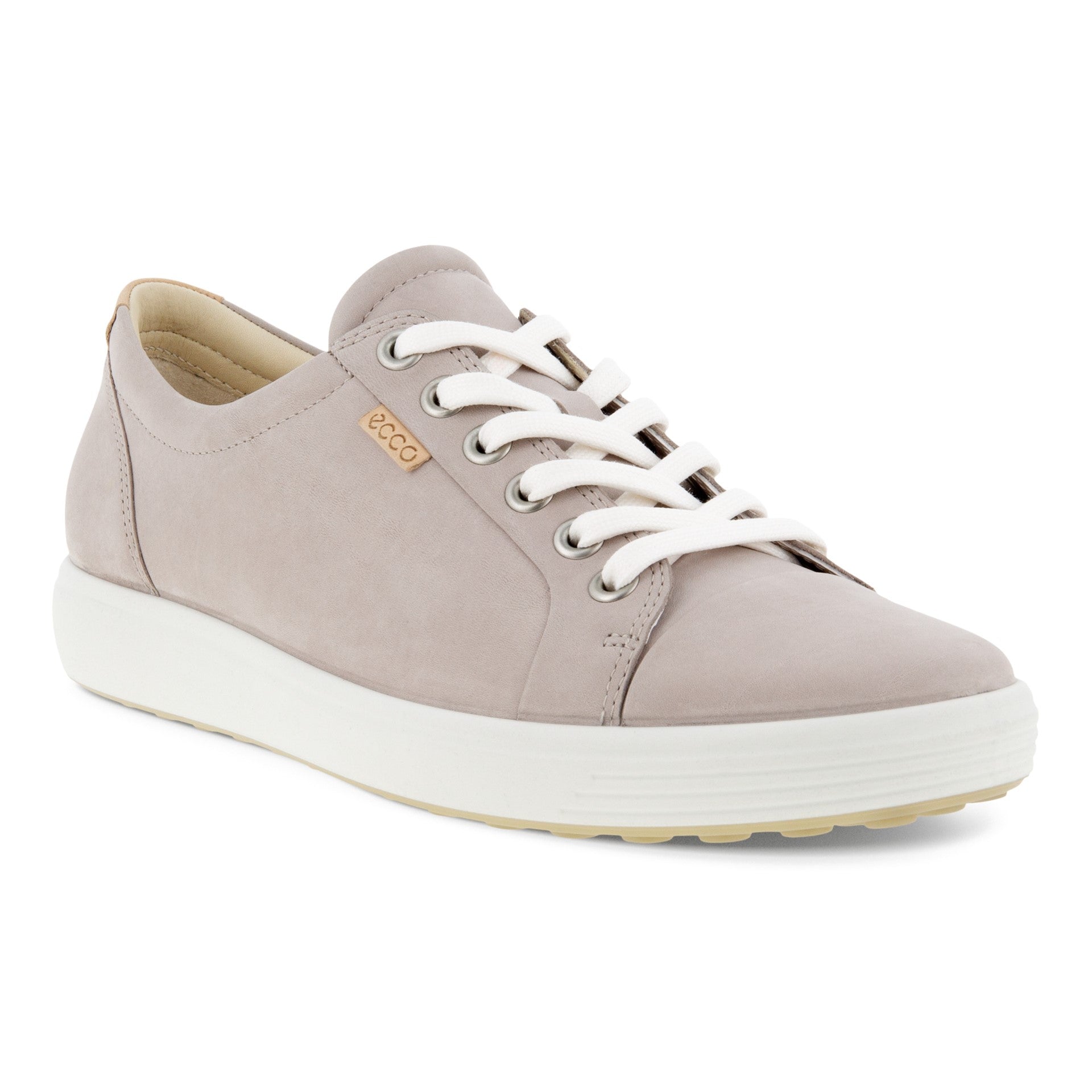 ecco soft 7 sneaker shoe women grey rose 430003