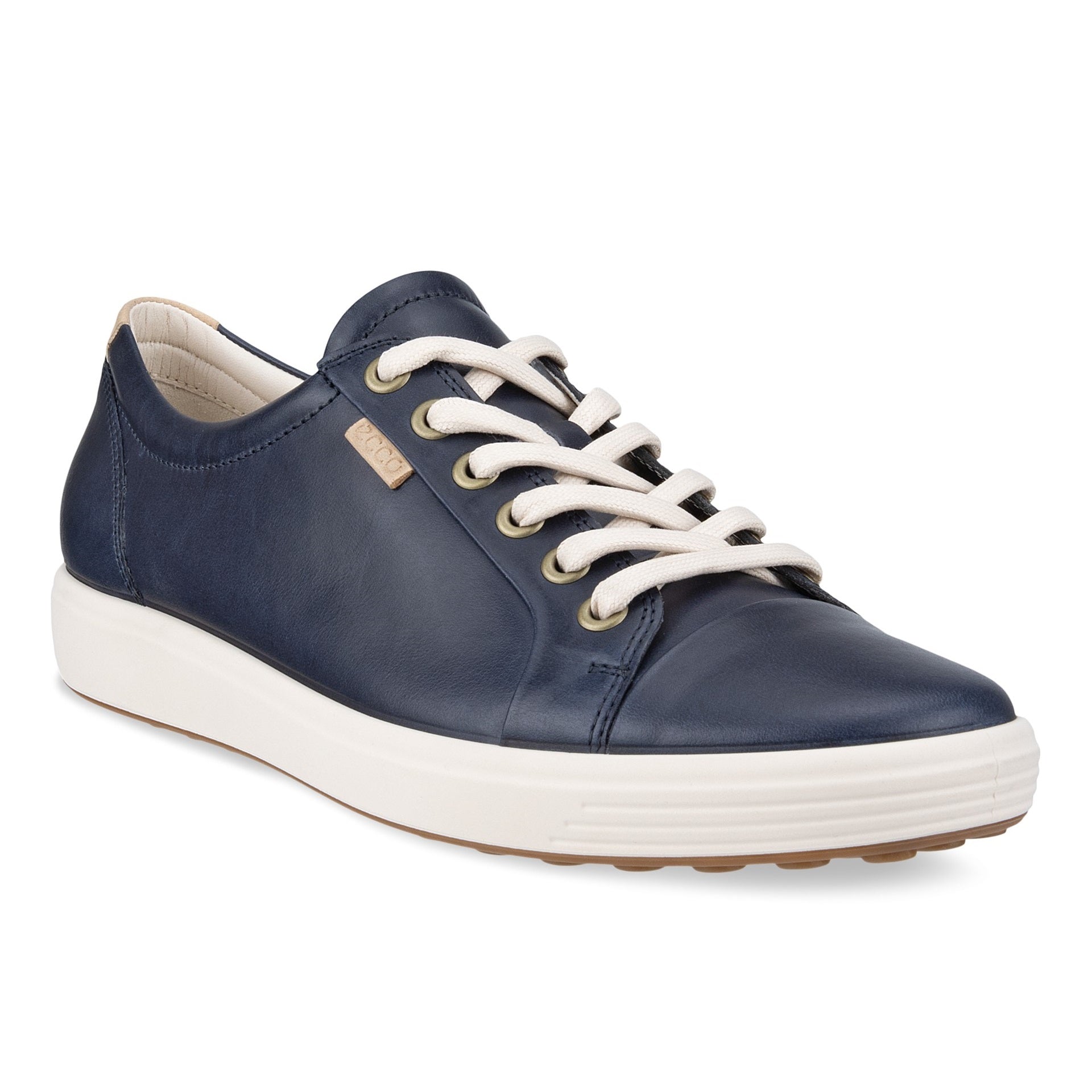 ecco soft 7 sneaker shoe women marine blue 430003