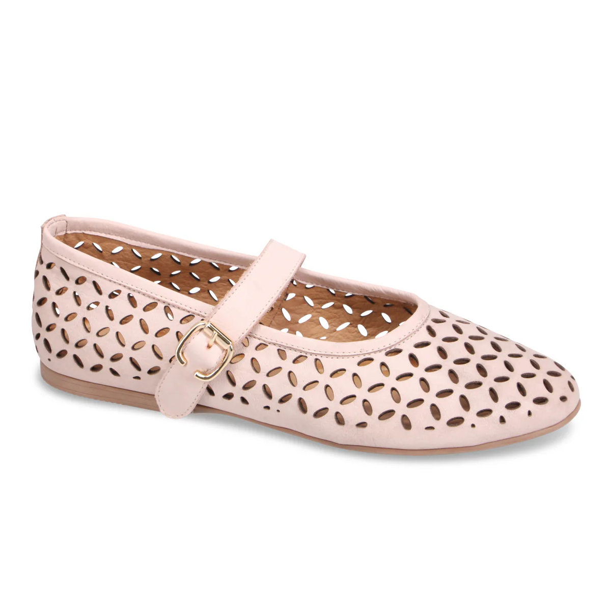 Bueno women mary-jane Kehlani blush pink