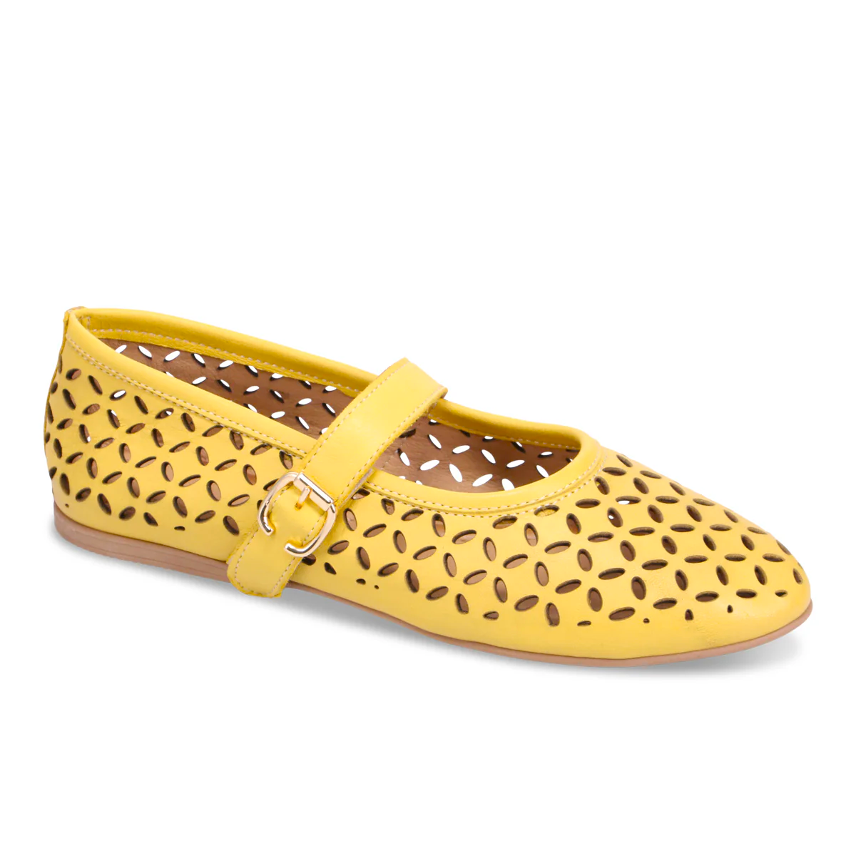 Bueno women mary-jane Kehlani yellow