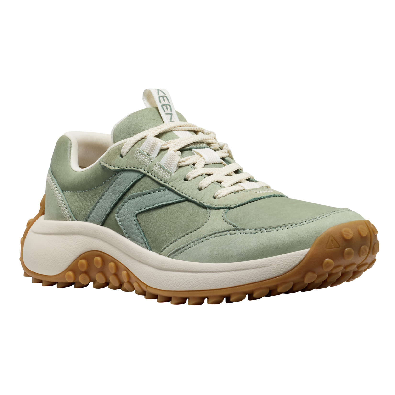 KS86 leather sneaker women Keen lily pad green