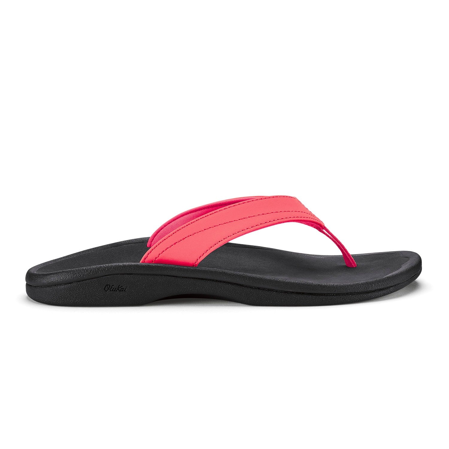 Olukai Ohana women flip flop sandal hot pink side