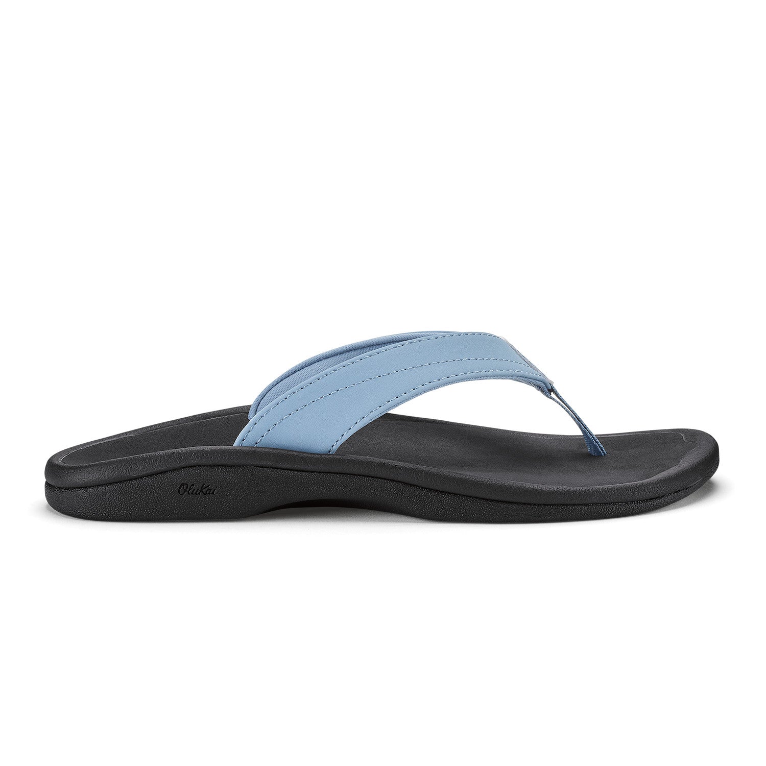 Olukai Ohana women flip flop sandal ocean fog blue side