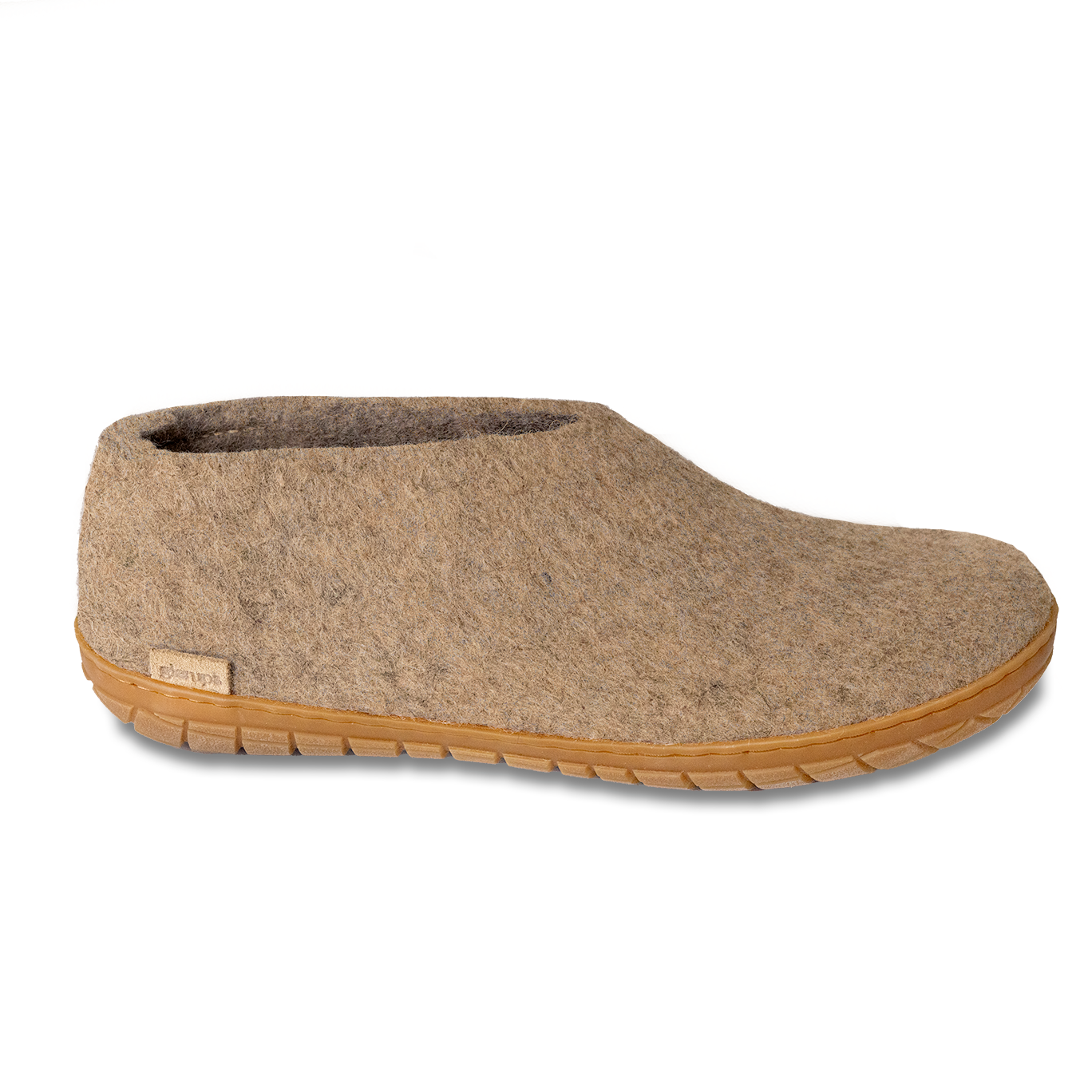 Glerups Slipper - Shoe Cut (Natural Rubber Sole) - MORE COLOURS