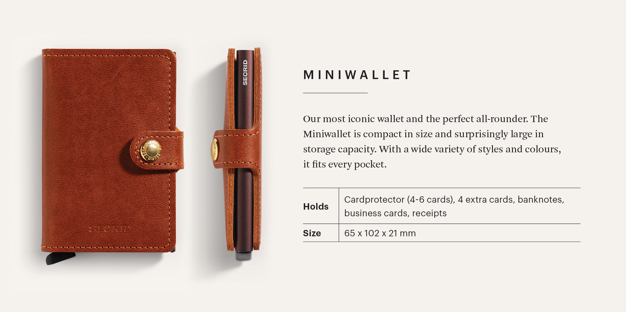 Stitch Linea Leather Miniwallet