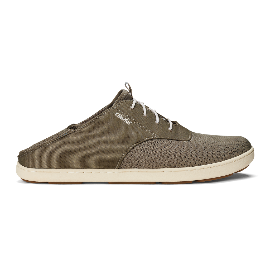 olukai nohea moku sneaker shoe men's clay tapa drop down back
