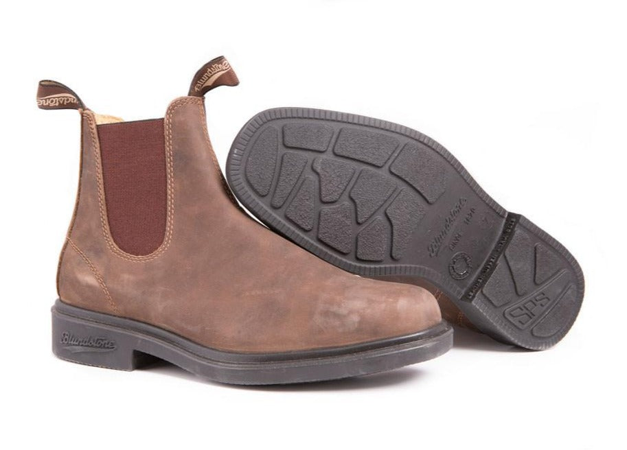 Blundstone #1306 - Chisel Toe Boot (Rustic Brown - pair bottom sole)