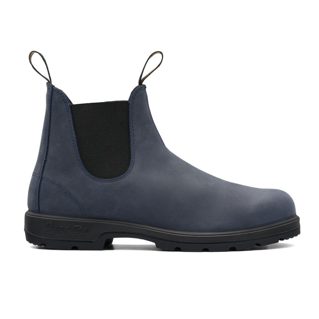 blundstone classic boot round toe 1604 blueberry side