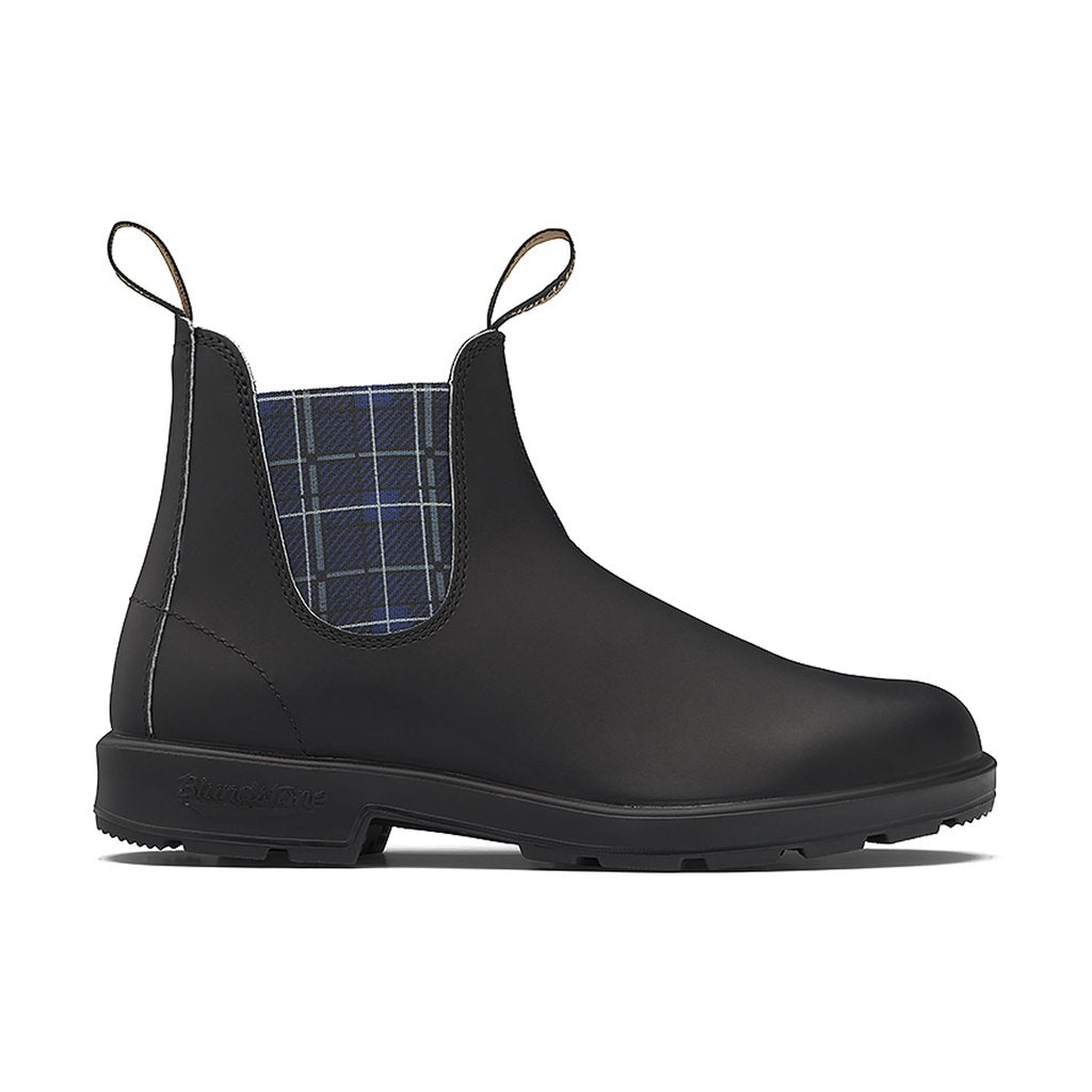 Blundstone 2102 The Original Boot Black Navy Tartan Elastic