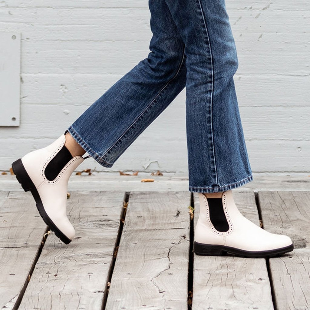 blundstone women series high top boot 2156 pearl white model