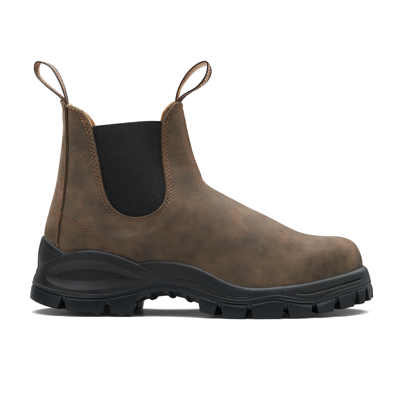 Rustic brown best sale blundstone boots