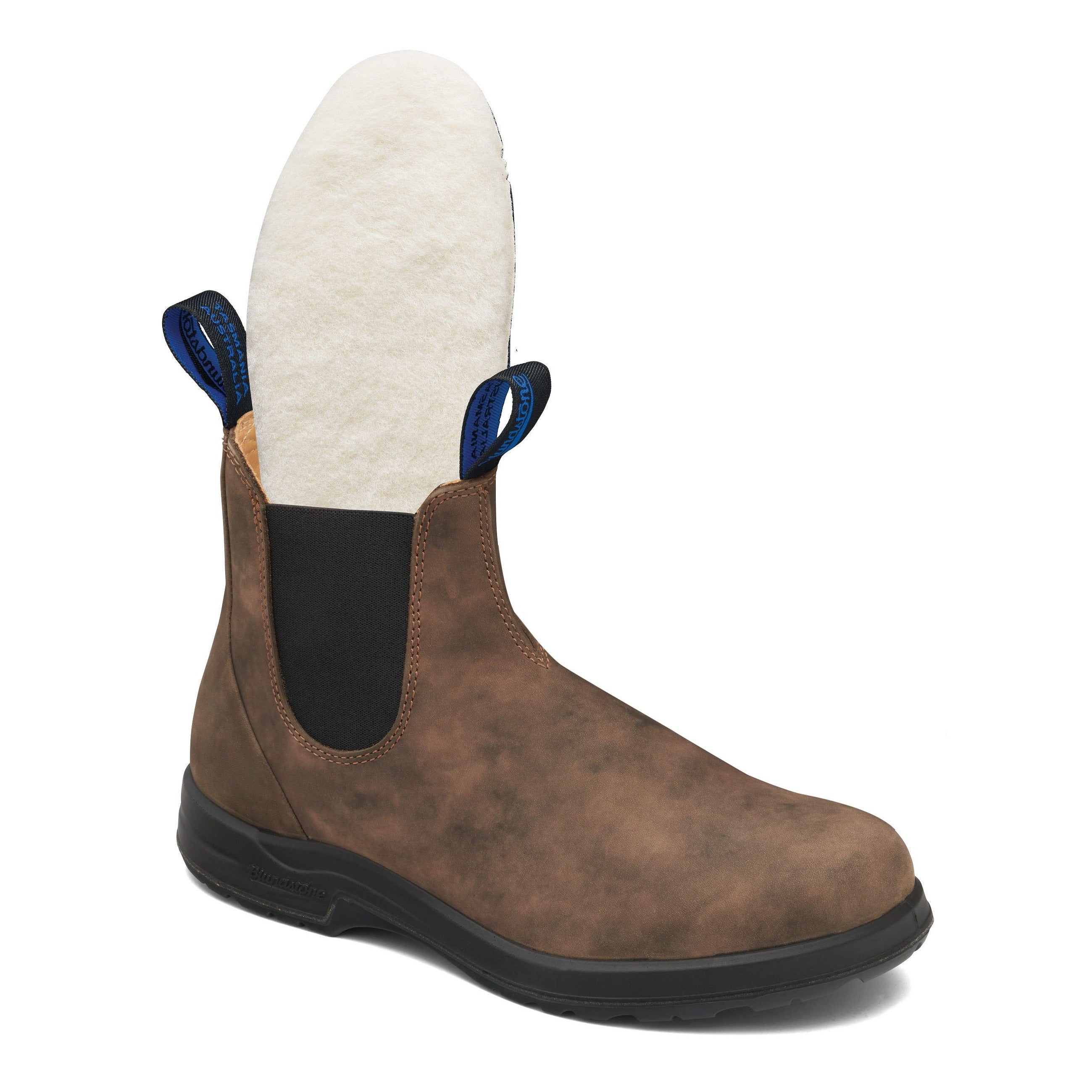 Blundstone #2242 - Winter Thermal All-Terrain boot vibram rustic brown sheepskin insole