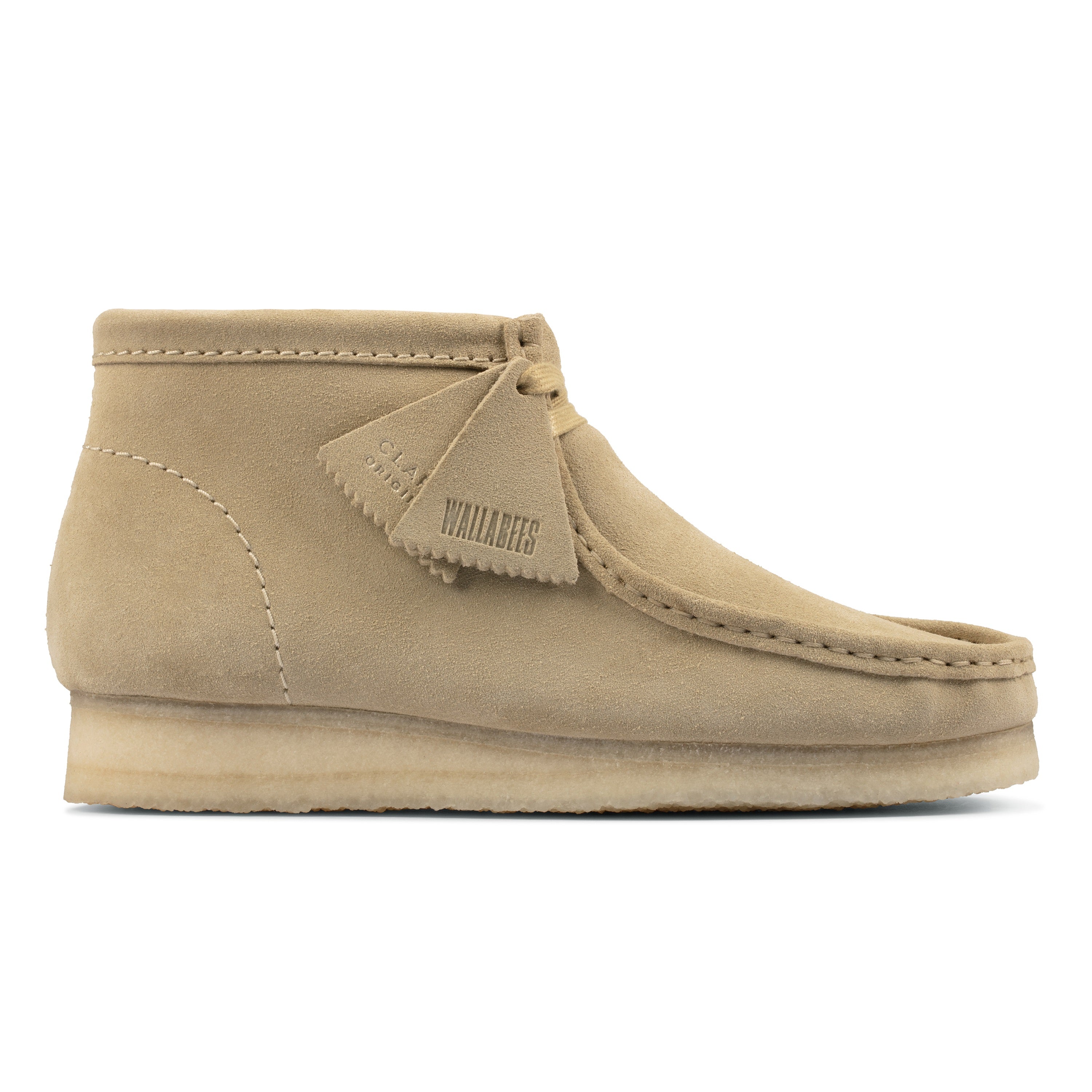 Clarks Originals wallabee boot men's maple suede side