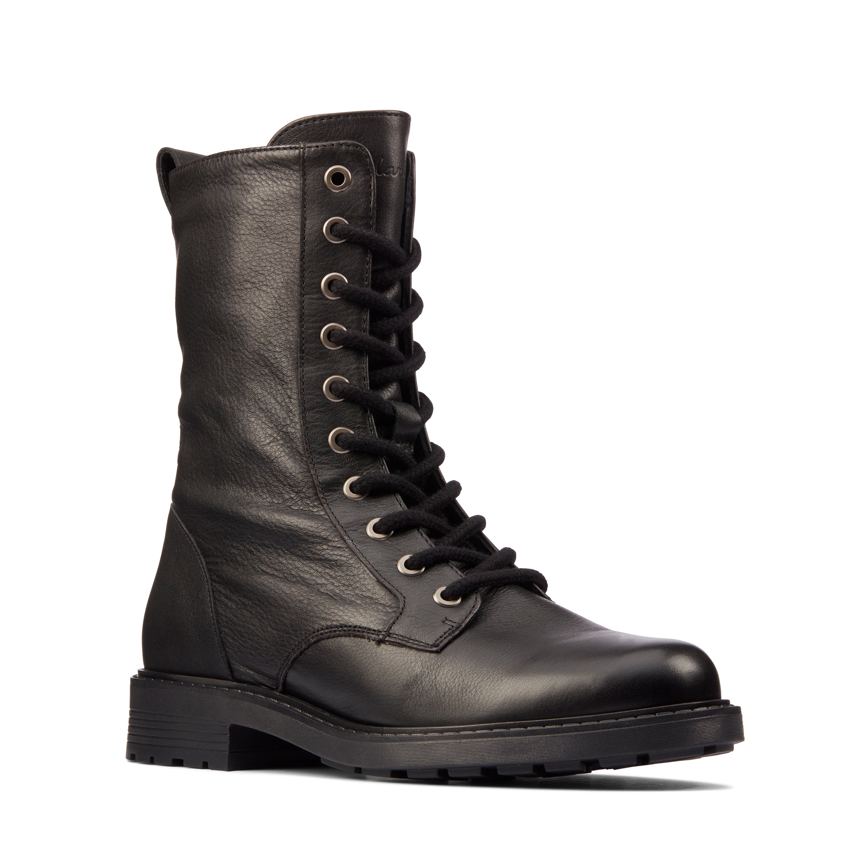 Clarks orinoco2 style lace up boot women black leather