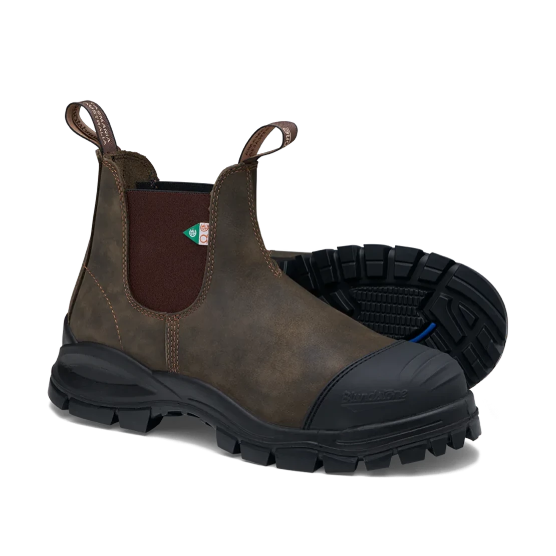 Blundstone #962 - XFR CSA Work and Safety boot rustic brown pair sole