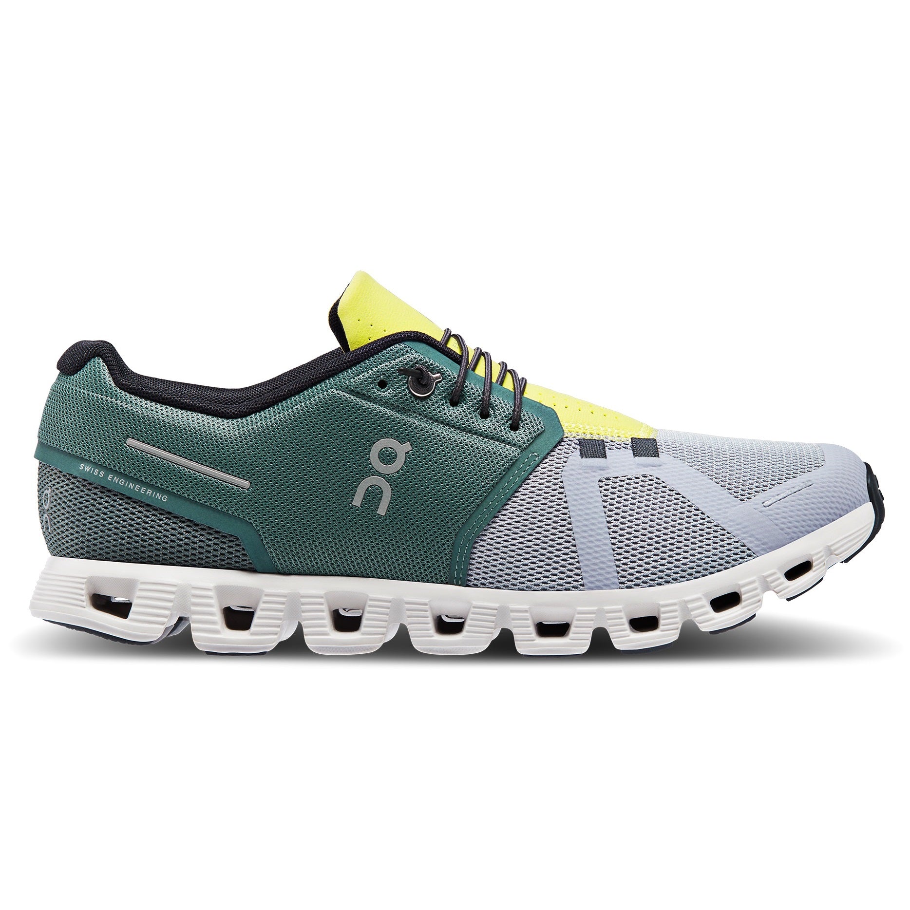 On Running Cloud 5 men slip-on running shoe olive alloy side