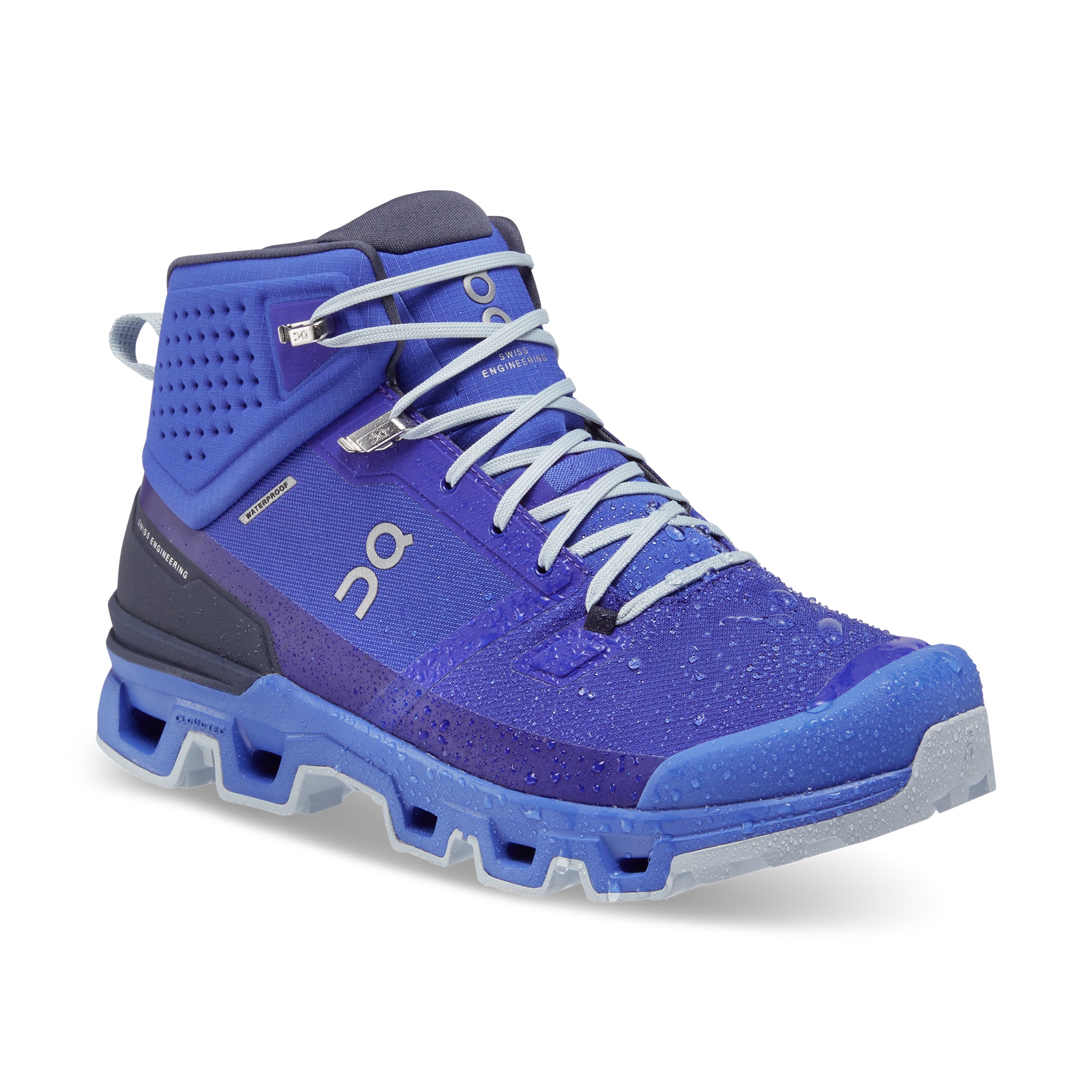 On Cloudrock 2 waterproof hiking boot men indigo cobalt