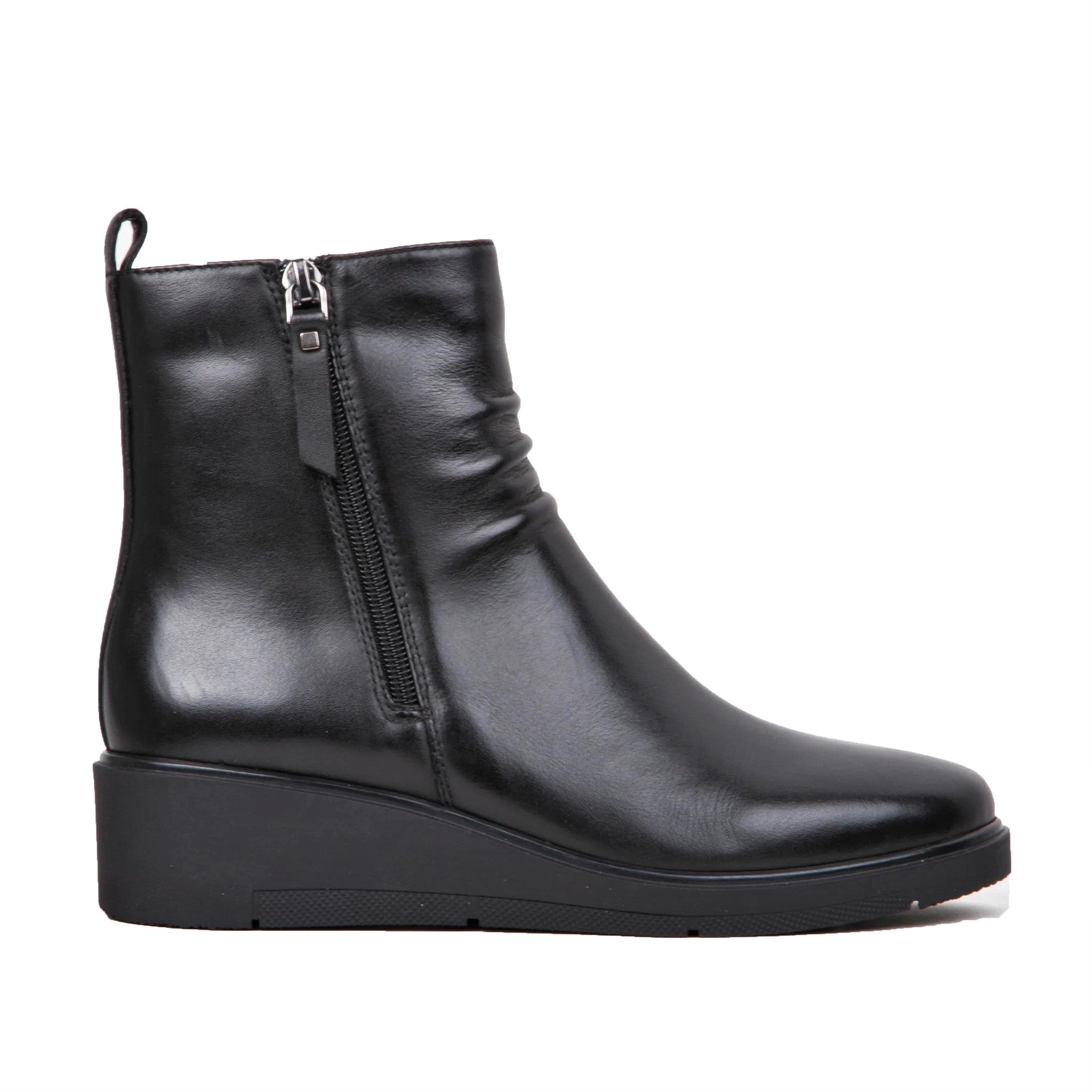 Blondo Liberty wedge ankle boot women black side