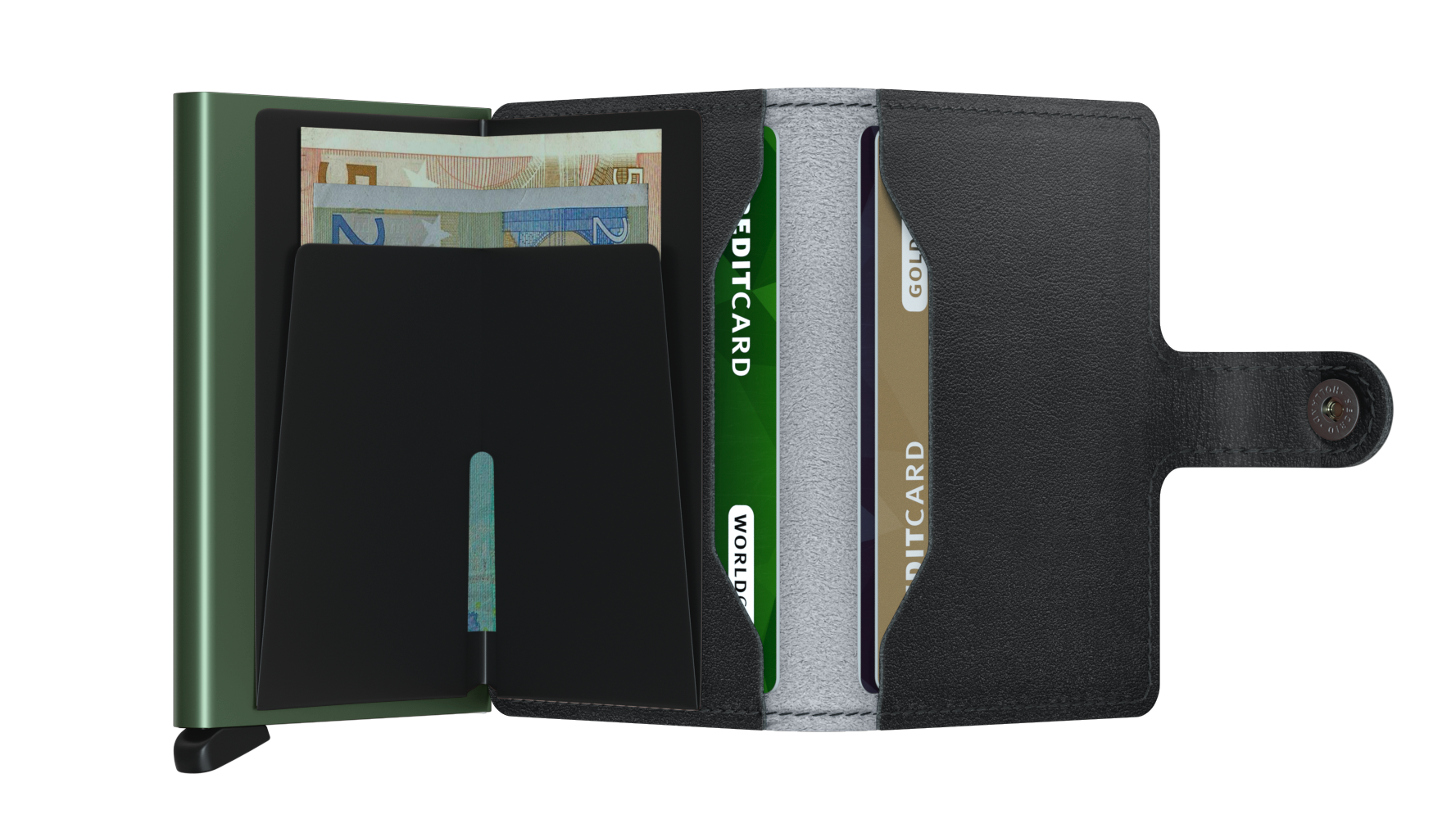 A Vase With Flowers (Vosmaer (1613)) - Secrid x Rijksmuseum Miniwallet open