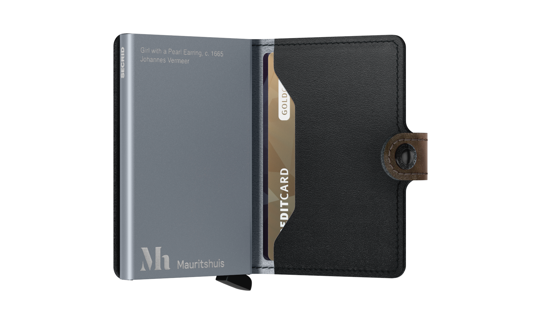 The Girl With The Pearl Earring (Vermeer (c. 1665)) - Secrid x Mauritshuis Miniwallet engraving